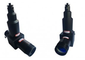T - shaped fiber coaxial welding head