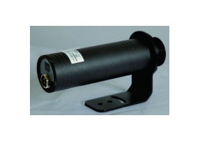 Laser-specific on-line infrared thermometer